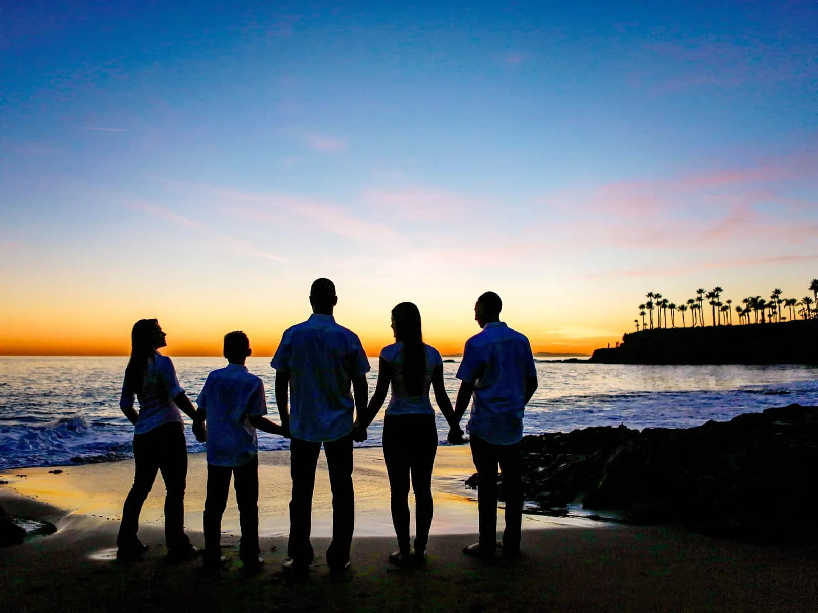 Foto: familia de viaje